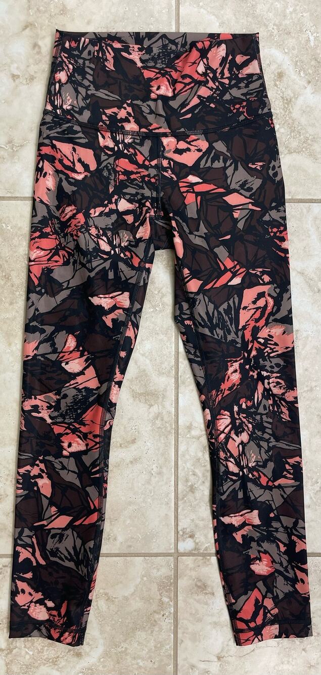 Lululemon Wunder Under Paint Storm Espresso pant high rise size 4